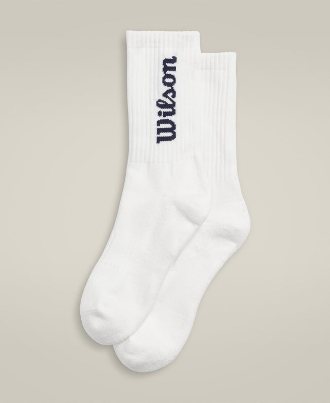 

Wilson U Crew Logo Sock - Size M