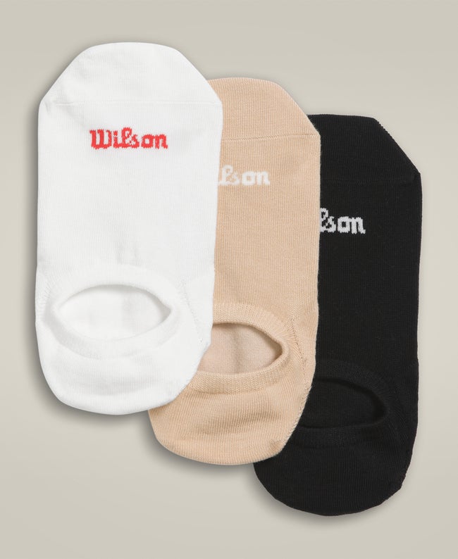 

Wilson No-Show Socks 3-Pack Moisture-Wicking