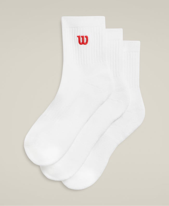 

Wilson Quarter Top Socks 3-Pack Anti-Odor