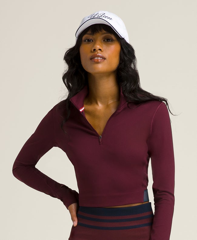 

Wilson Riverside Cropped Half-Zip - Size XL