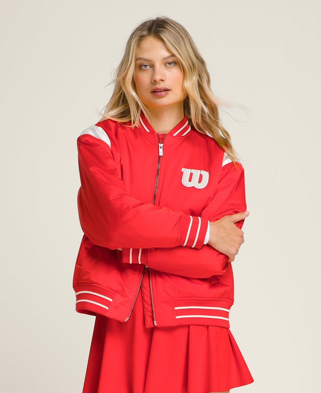 

Wilson Satin Heritage Bomber Jacket - Size XL