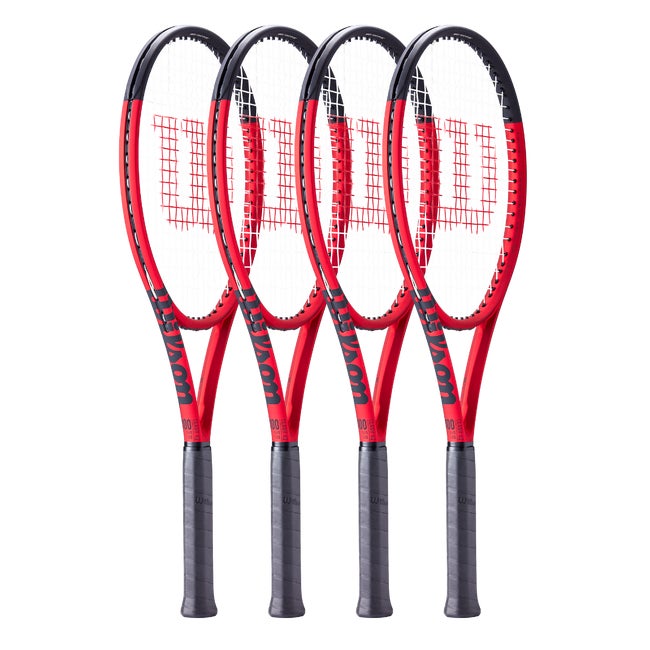 Clash 100 v2 4 Tennis Racket Bundle | Wilson Sporting Goods