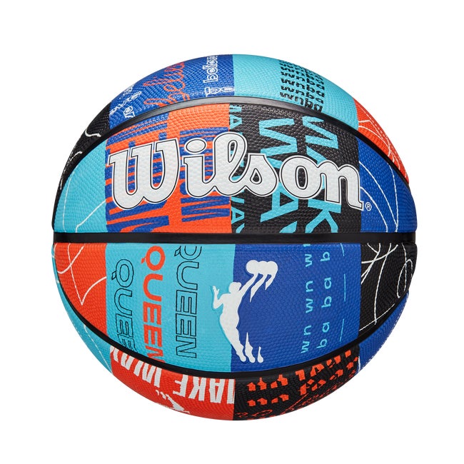 Ballon De Basket Outdoor WNBA DRV Aqua/Orange Taille 6 - Wilson