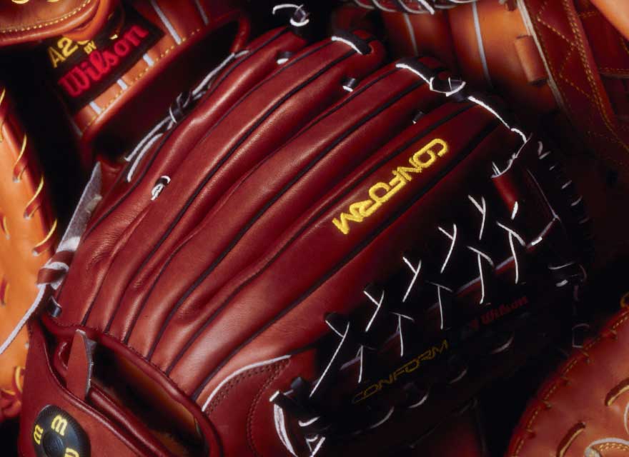Old wilson baseball gloves clearance