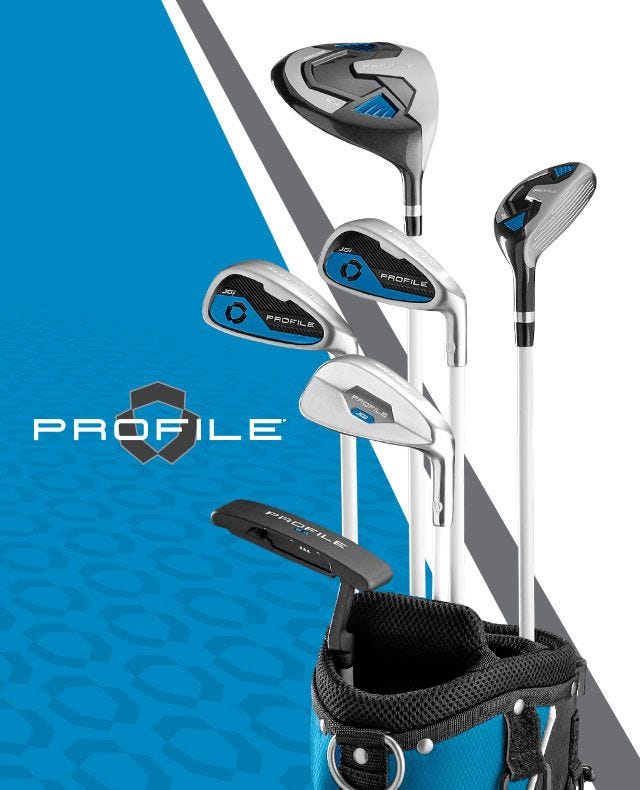 wilson profile junior golf set