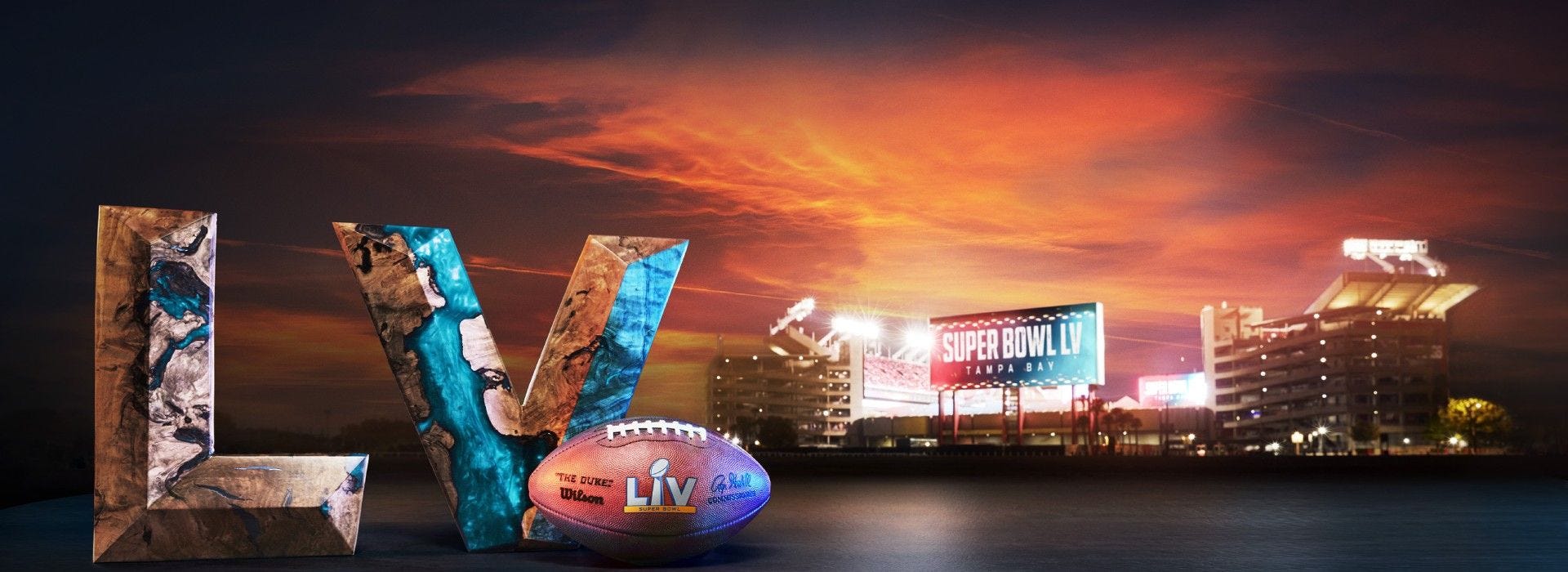 Buccaneers Super Bowl LV Champions Art Football