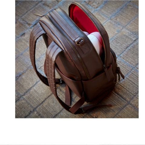 Wilson leather backpack mens best sale