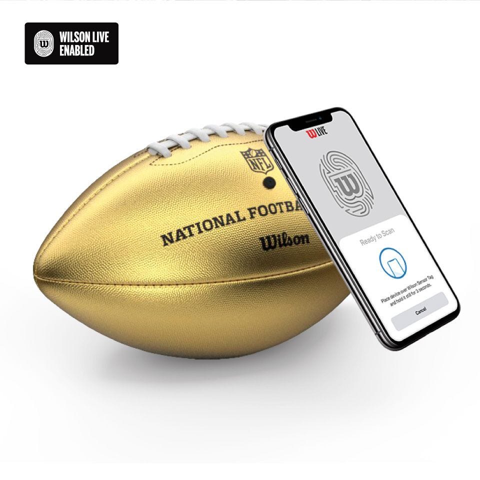 Nfl 100 Gold Football Wilson Sporting Goods