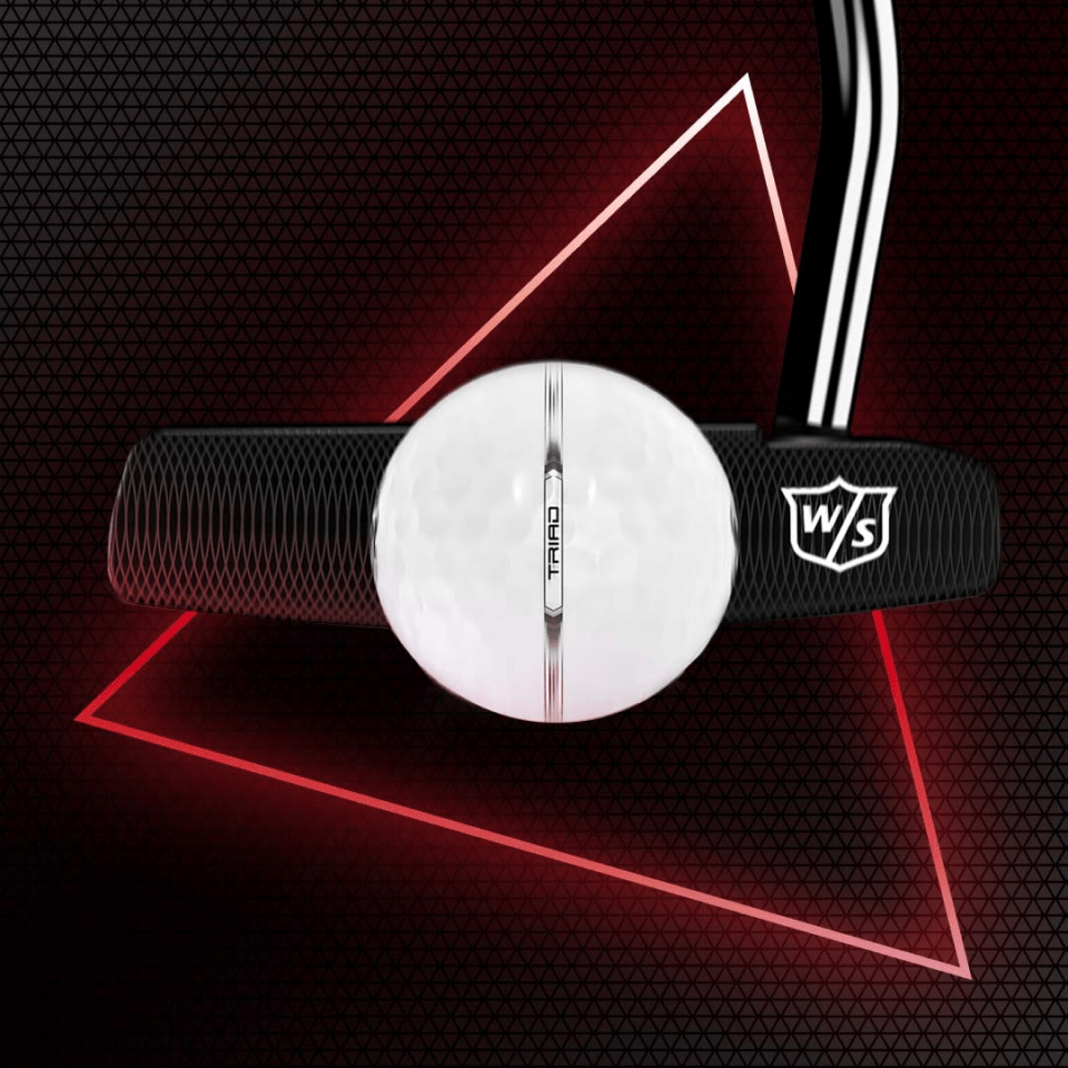 New Wilson Staff Triad Golf Balls LOGO ONLY 8