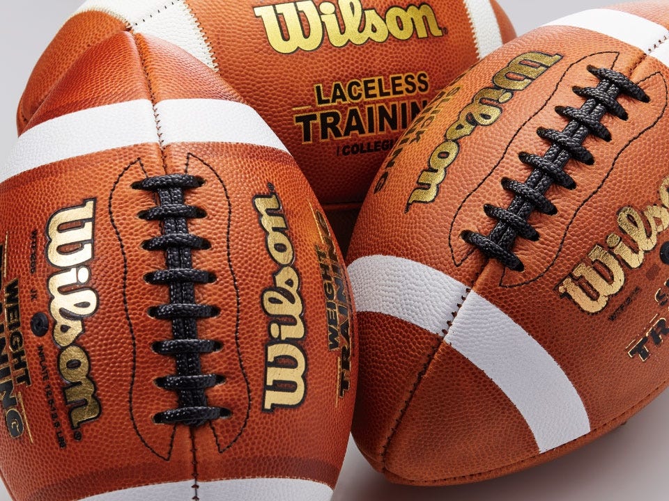 High School Nfhs Game Footballs Wilson Sporting Goods